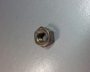 Hexagon nut M6 DIN934-8 yellow zinc